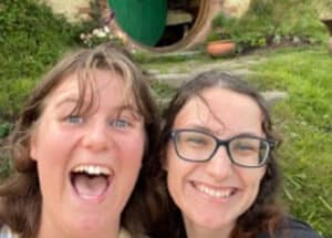 Matilda work and holiday nya zeeland Working holiday-arbetare i Hobbiton på Nya Zeeland