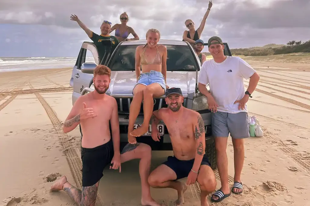 working-holiday-australien-ALLT-DET-HAR-FAR-DU semesterarbetare med anixi i Australien på en strand