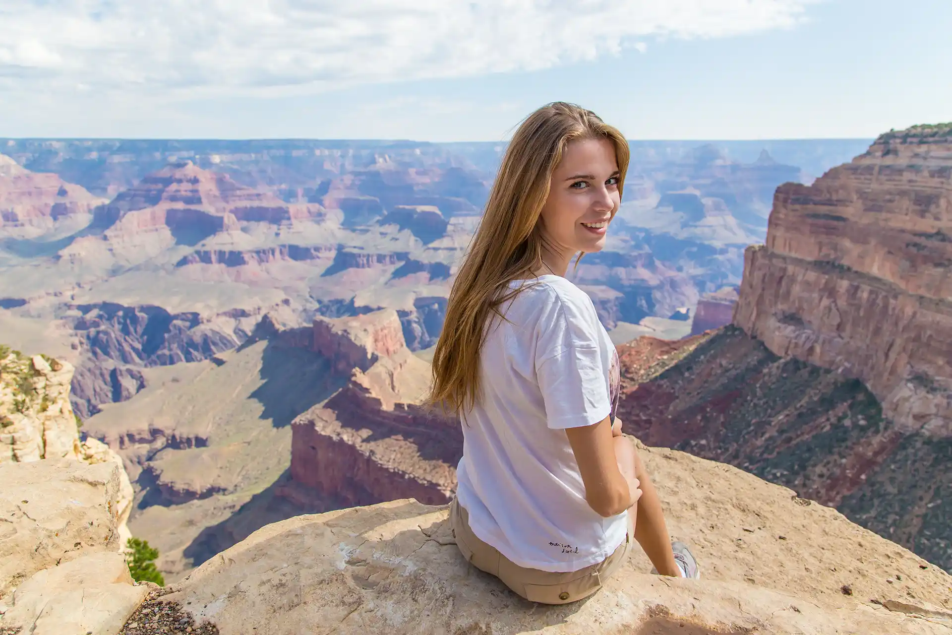 au pair at the Grand Canyon